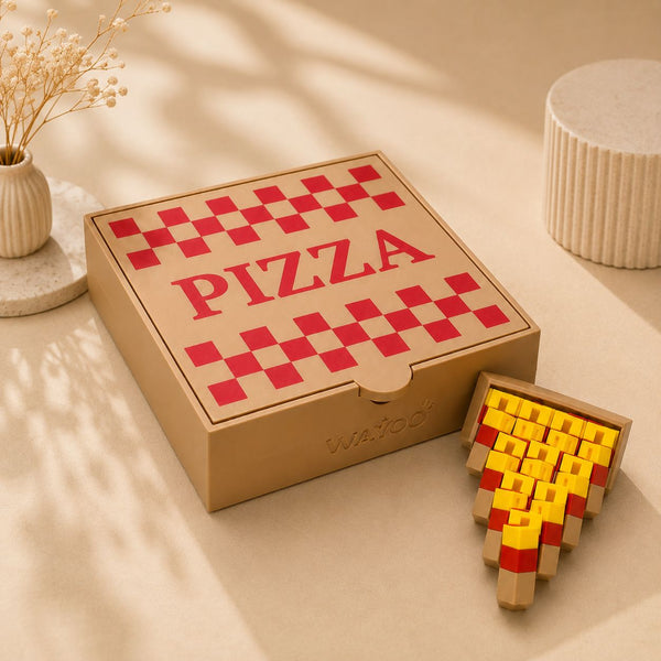Puzzle pixel pizza